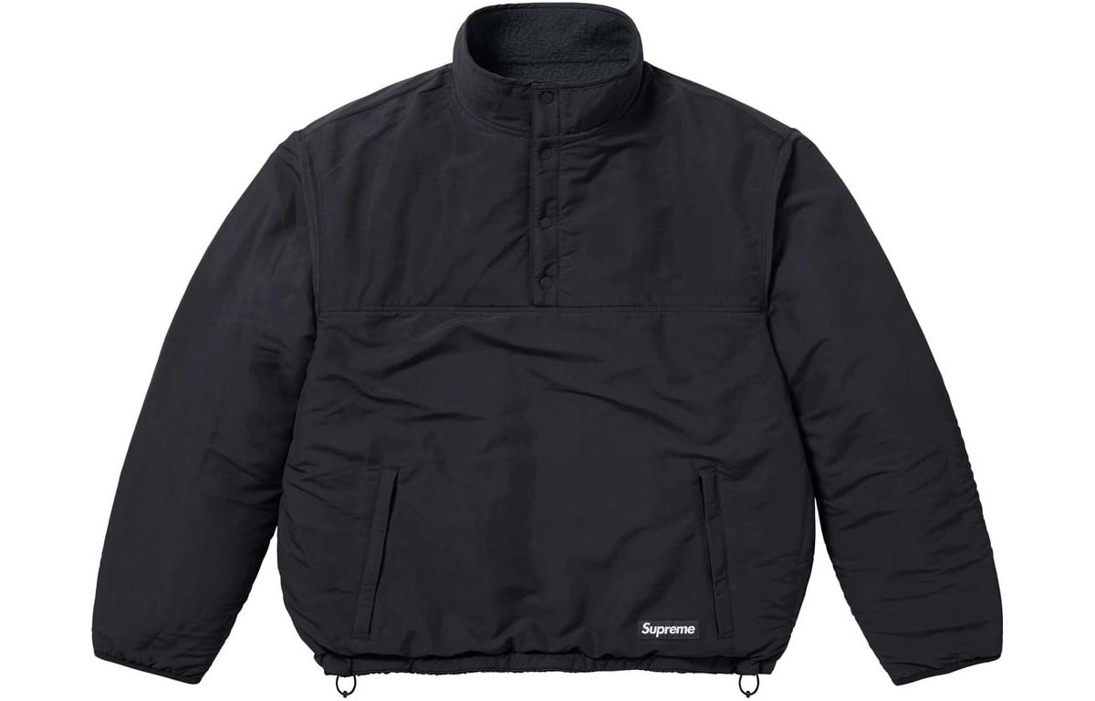 Supreme x Polartec FW23 WEEK15 SHEARLING REVERSIBLE PULLOVER