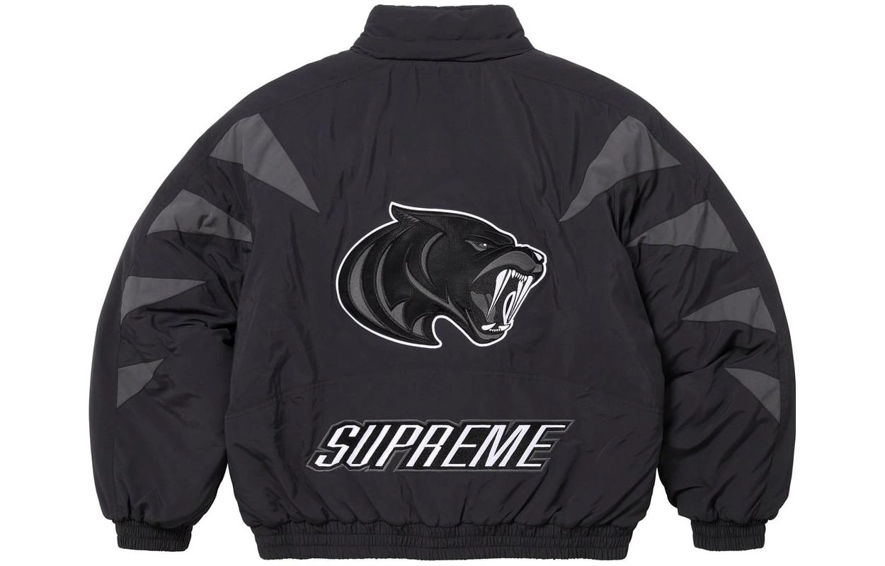 Supreme FW23 WEEK15 WILDCAT SIDELINE PUFFER JACKET