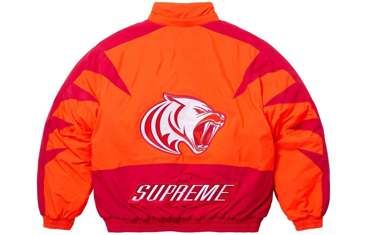 Supreme FW23 WEEK15 WILDCAT SIDELINE PUFFER JACKET