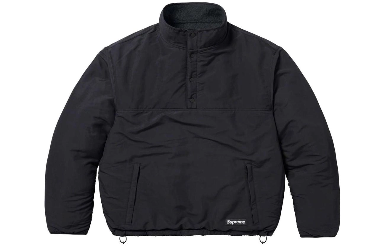 Supreme x Polartec FW23 WEEK15 SHEARLING REVERSIBLE PULLOVER