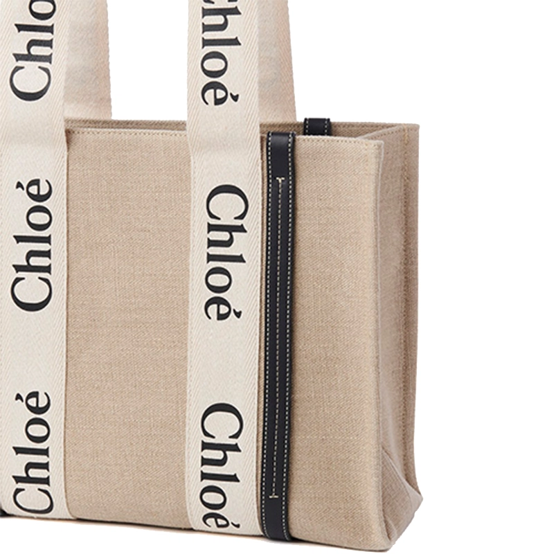 Chloe Woody Logo Tote