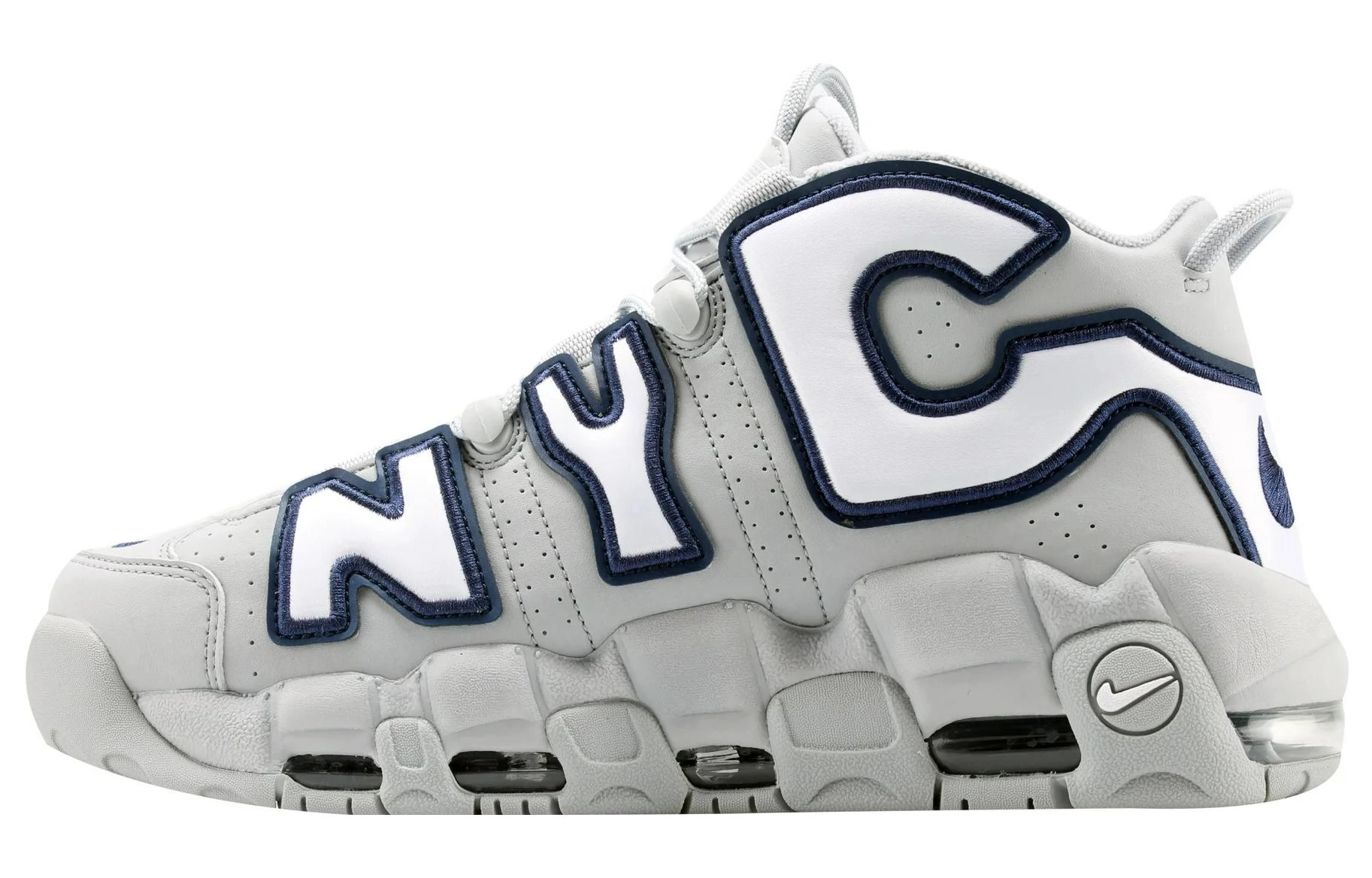 Nike Air More Uptempo NYC AIR logo
