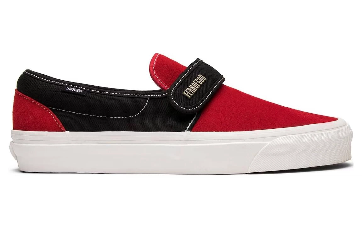 Fear of God x Vans slip-on 47 Dx "collection 2 Red Black"