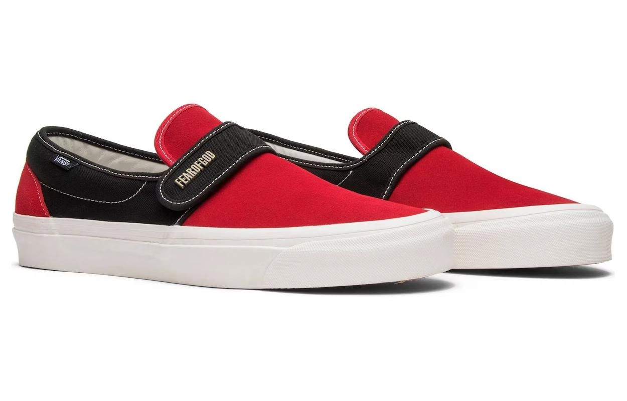 Fear of God x Vans slip-on 47 Dx "collection 2 Red Black"