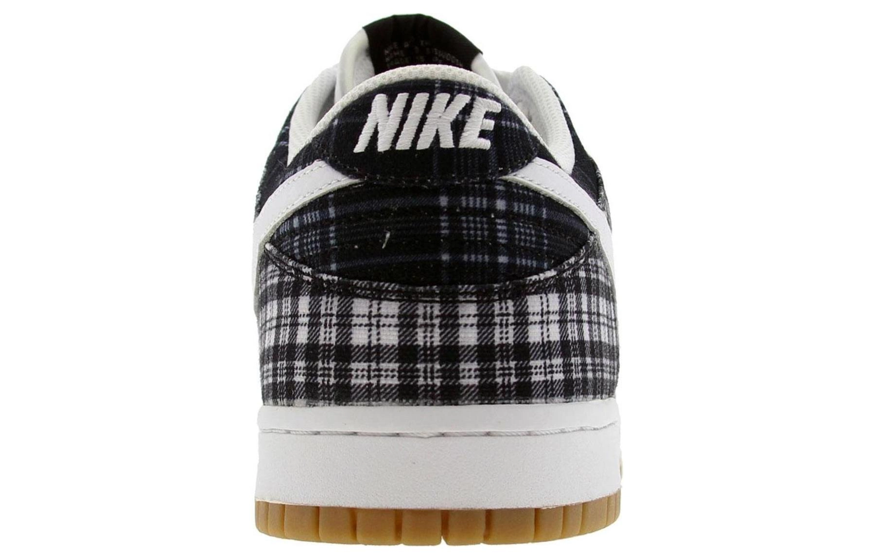 Nike Dunk Plaid White Black