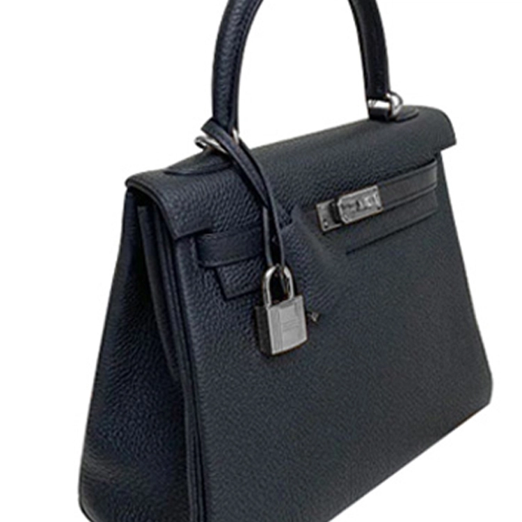HERMES kelly 25 Togo Togo Noir