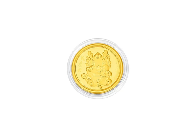 鸳鸯金楼 十二生肖 储蓄收藏 足金 一口价 金片 男女同款情侣款