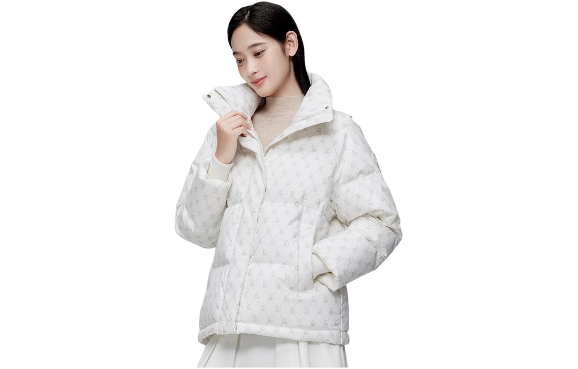 波司登 印花短款保暖舒适亲肤细腻外套羽绒服 女款