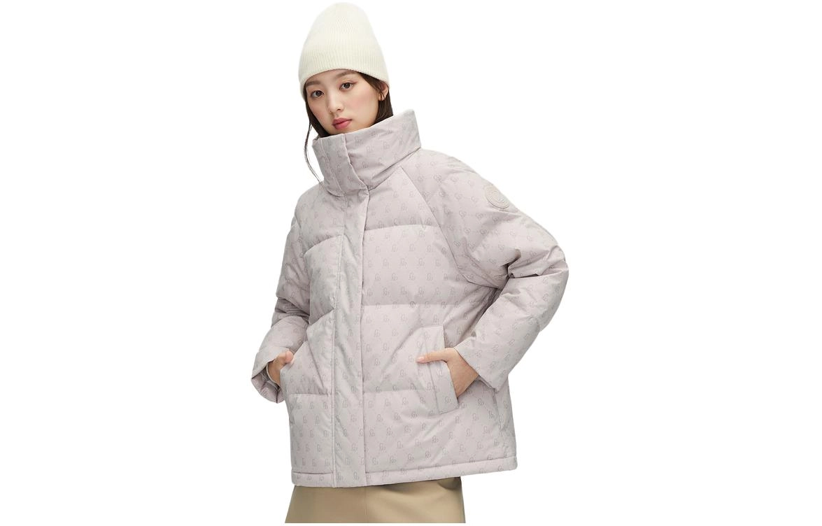 波司登 印花短款保暖舒适亲肤细腻外套羽绒服 女款