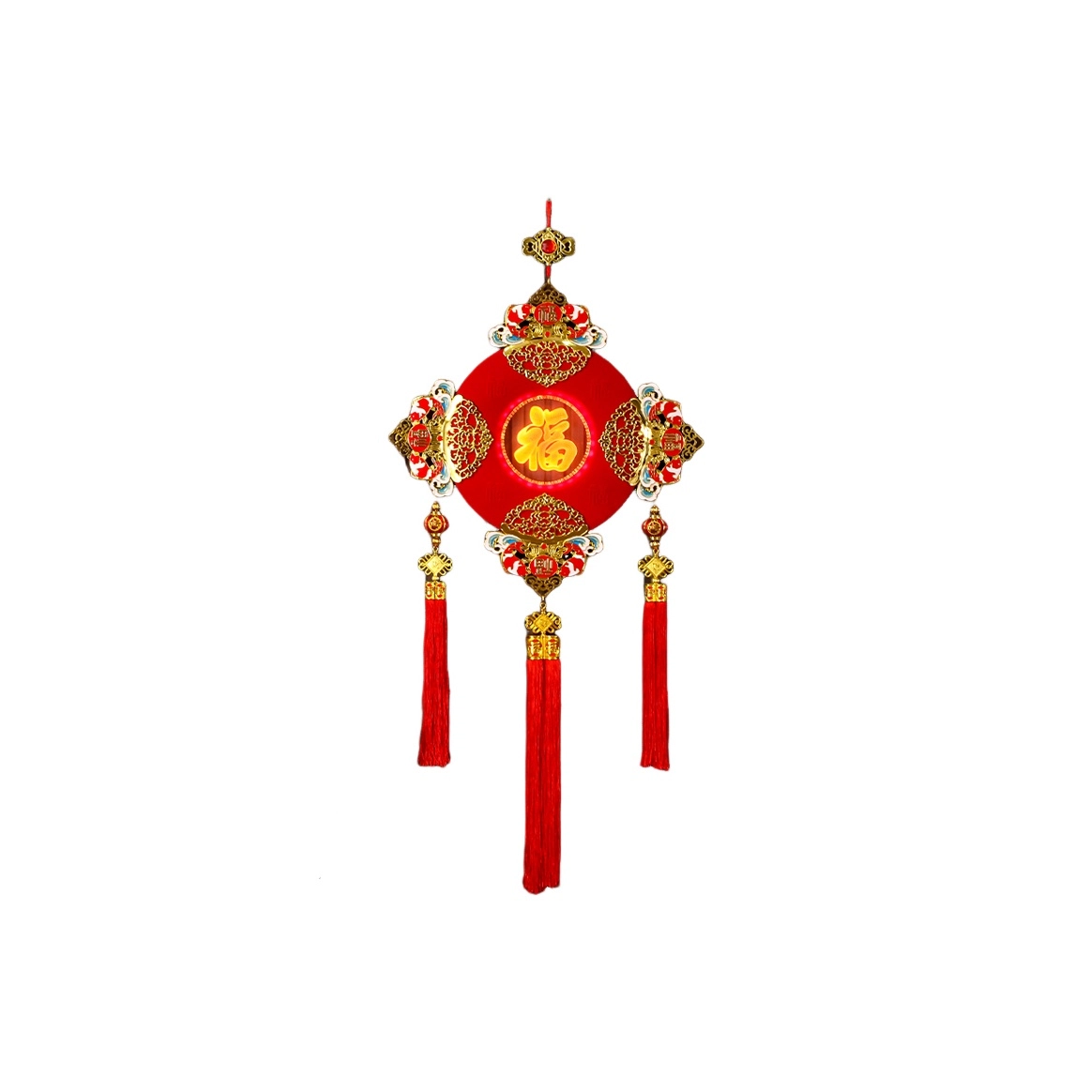 小牧马 装饰 福字中国结 元旦挂件 玩具