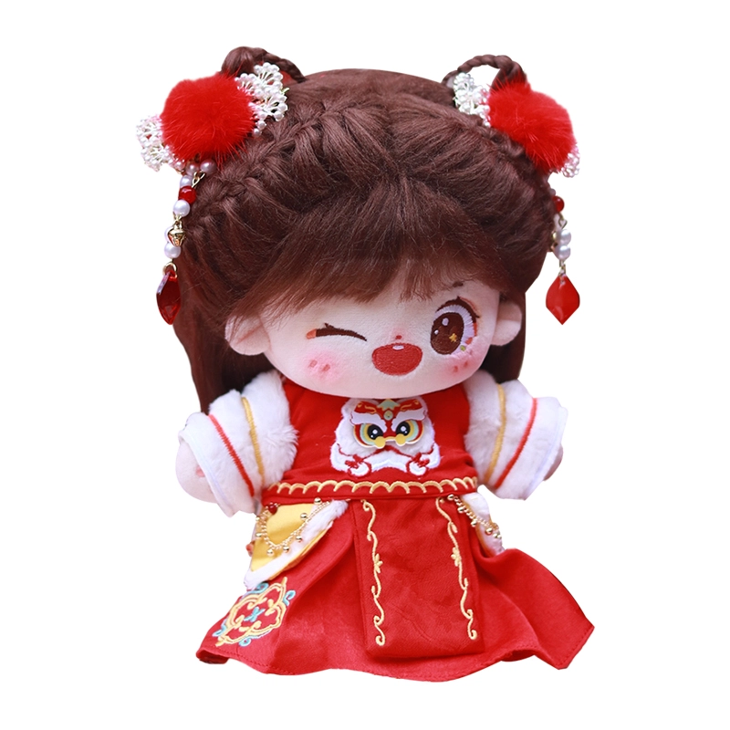 禧乐萌 棉花娃娃 娃衣服 吉祥纳福 福娃 玩偶 毛绒公仔