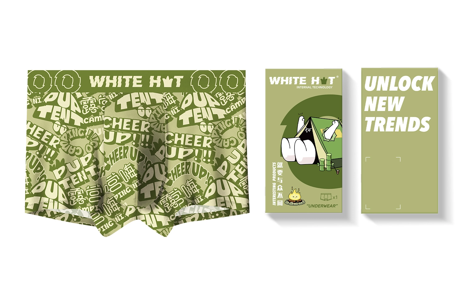WHITE HOT PUP TENT