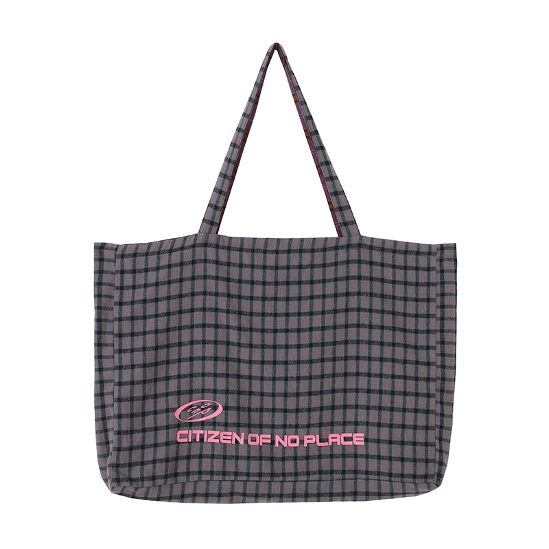 CONP Two sided Girds Tote Bag