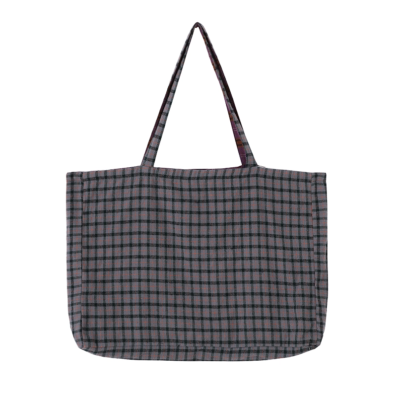 CONP Two sided Girds Tote Bag