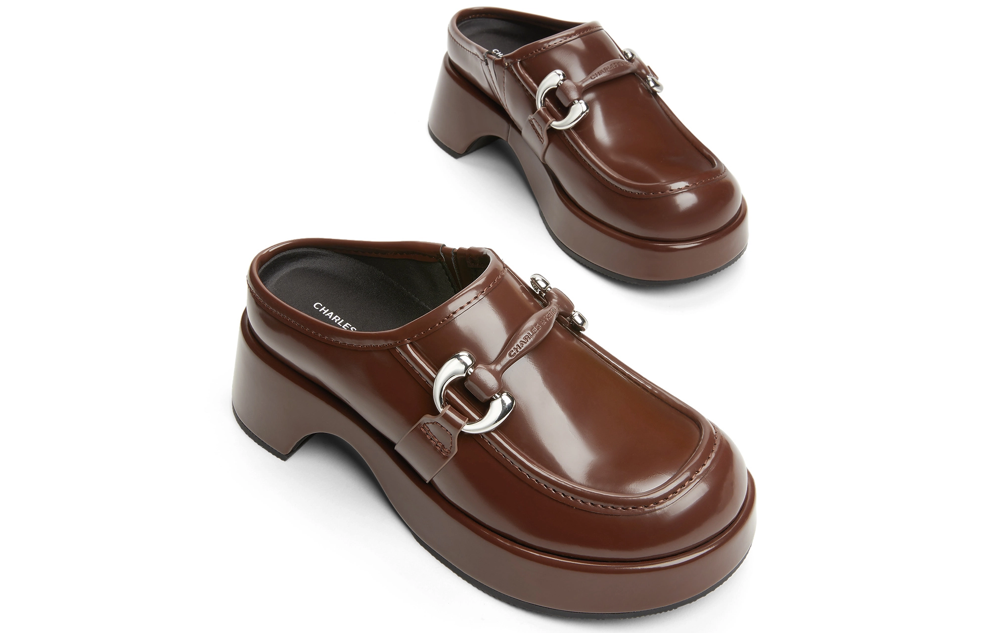 CHARLESKEITH ck 5.2cm Black BoxChalkDark Brown