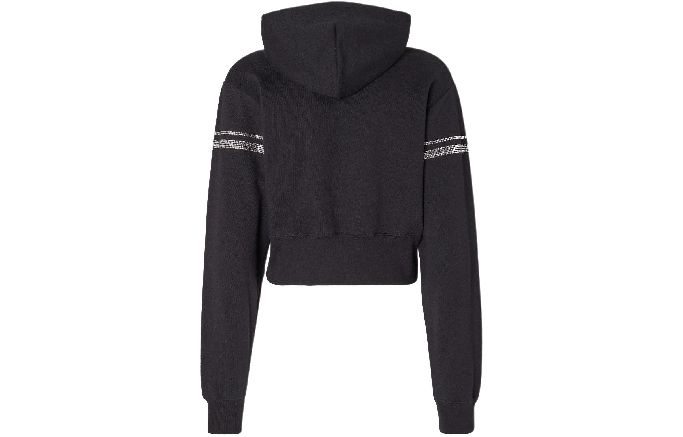 GCDS Bling Gcds Cropped Hoodie