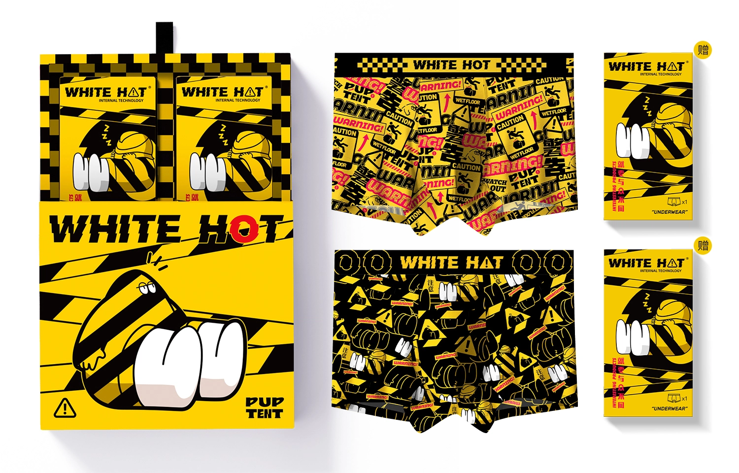 WHITE HOT PUP TENT