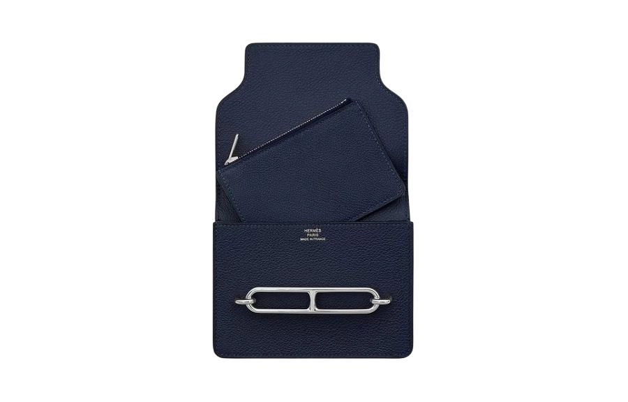HERMES Roulis Slim Evercolor 2Z Bleu Nuit
