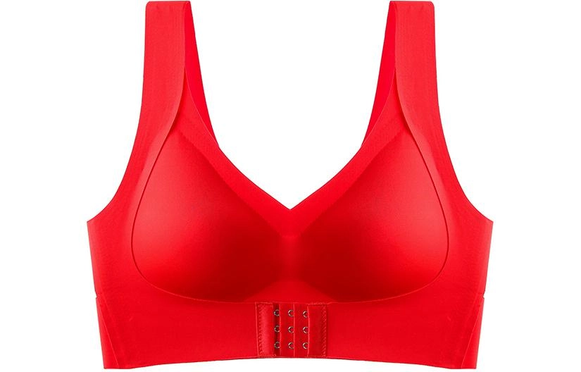 浪莎 前扣无痕小胸聚拢上托收副乳防下垂无钢圈文胸 女款