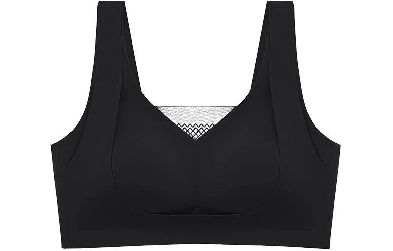 浪莎 内衣聚拢小胸无痕收副乳防下垂新款软支撑防震美背心式文胸 女款