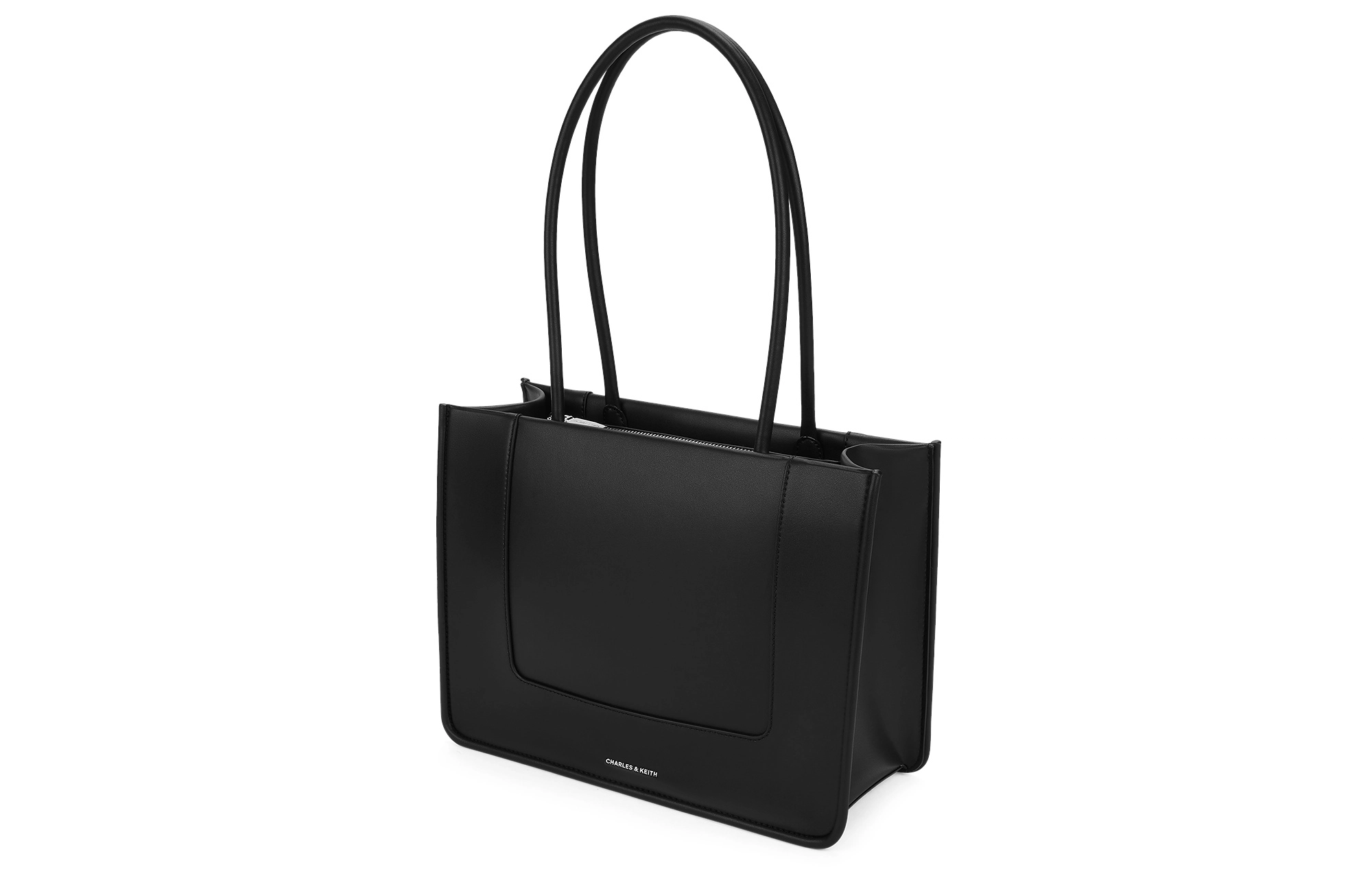 CHARLESKEITH ck PU Tote CreamNoir