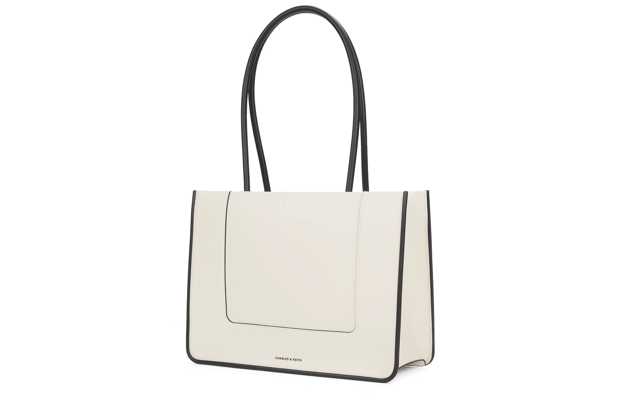 CHARLESKEITH ck PU Tote CreamNoir