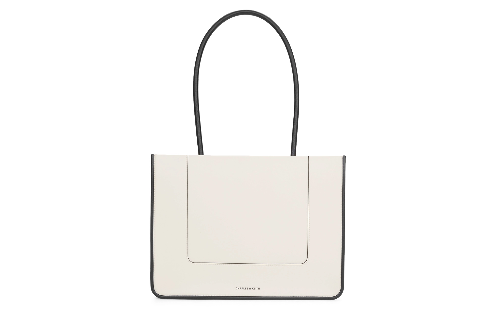 CHARLESKEITH ck PU Tote CreamNoir