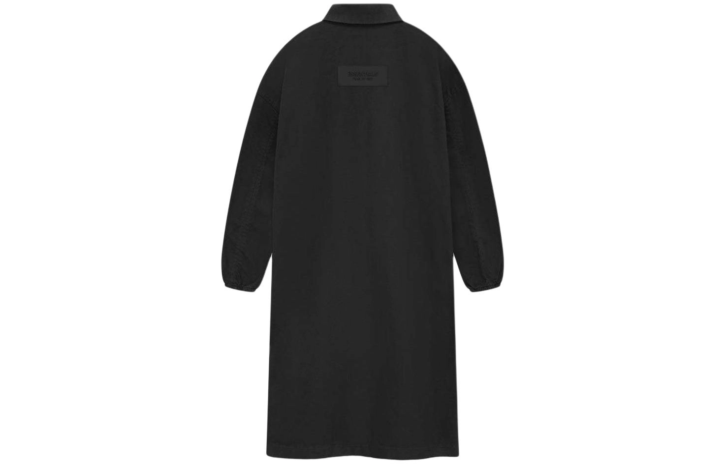 Fear of God Essentials SS24 drop2 Car Coat Overdye Black Denim