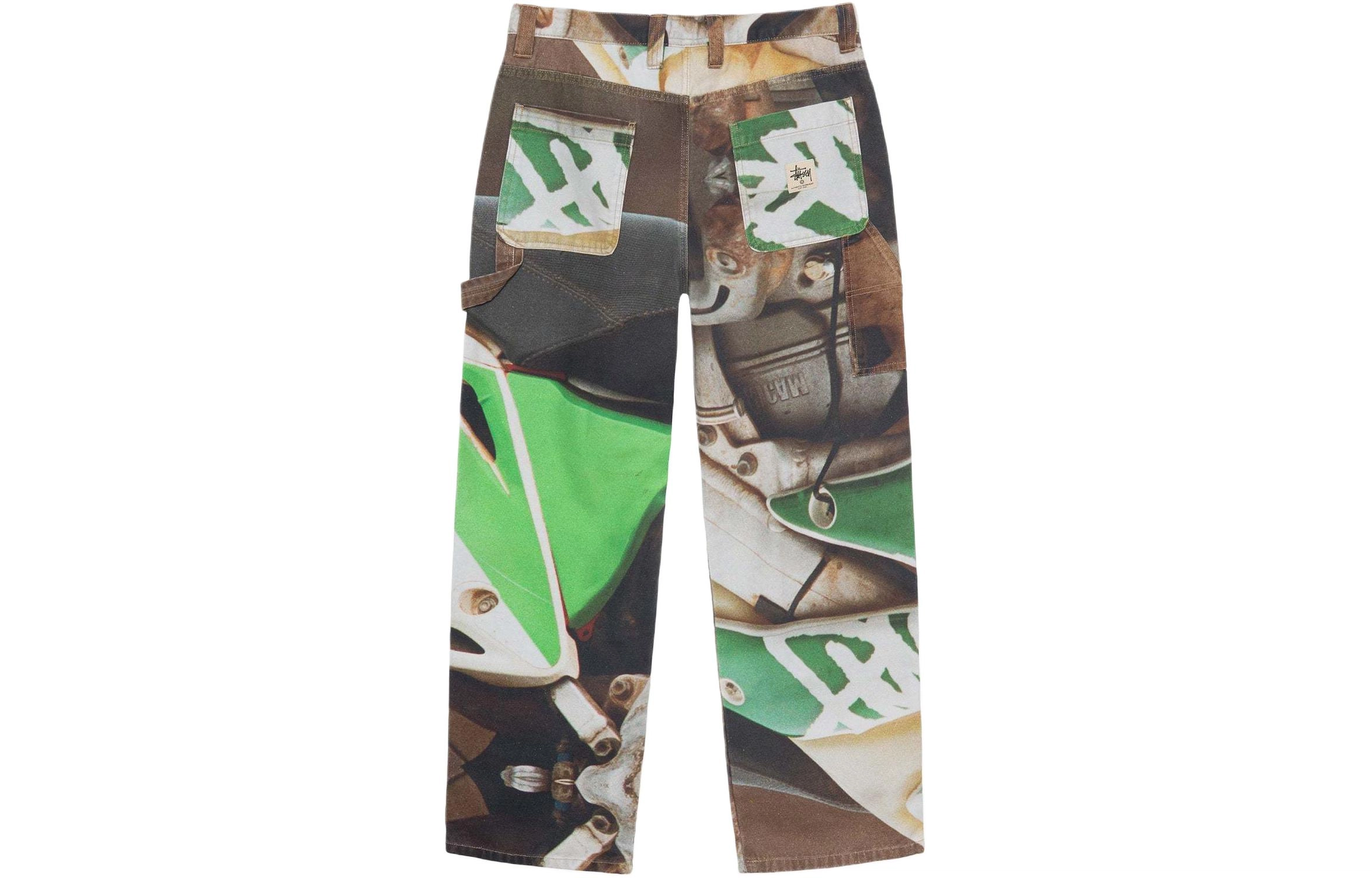 Stussy SS24 WORK PANT CANVAS BAJA PRINT