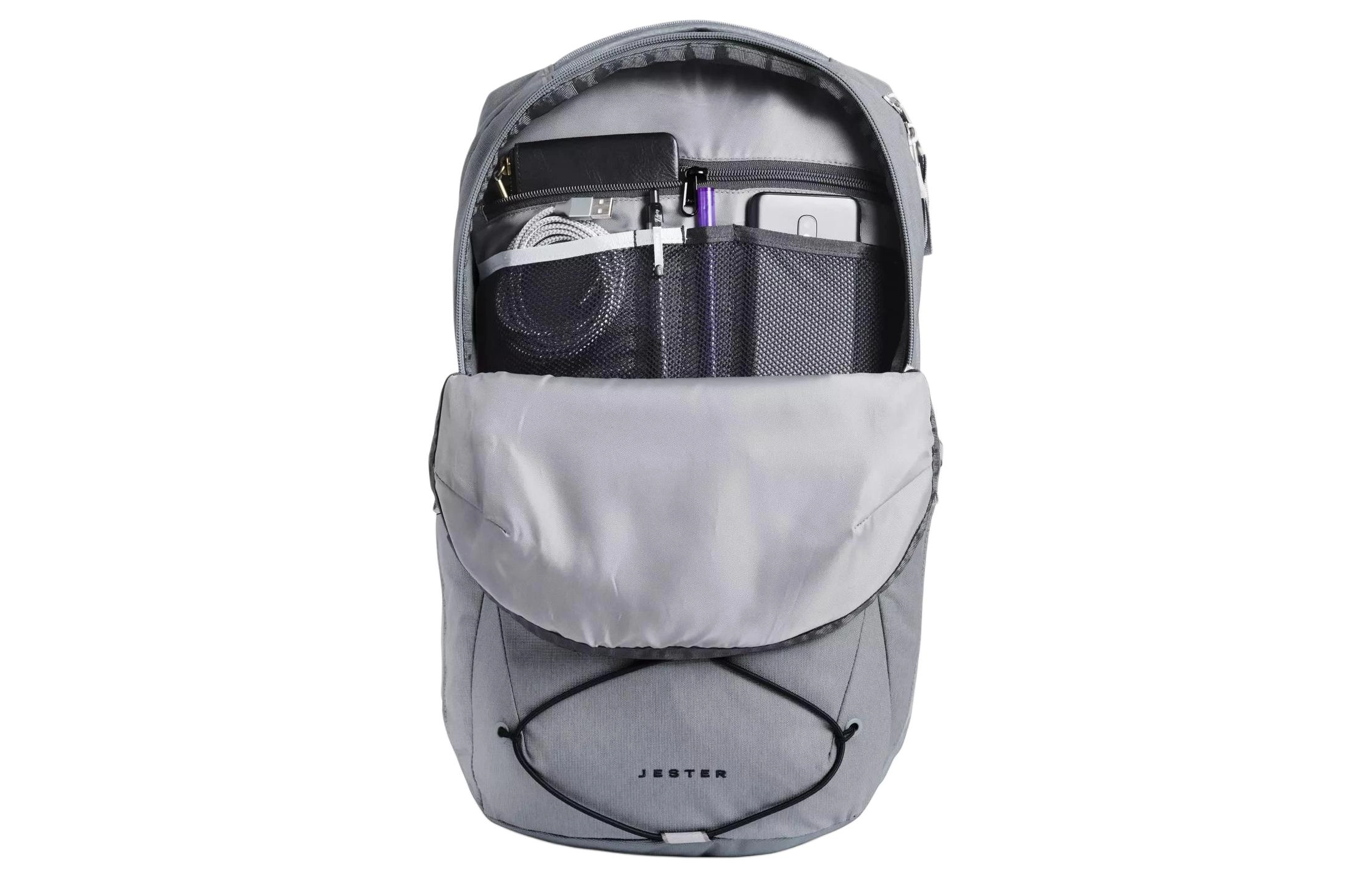 THE NORTH FACE Jester Mid Grey Dark Heather TNF Black