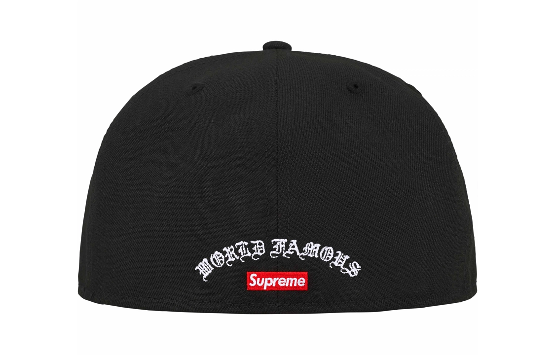 Supreme SS24 WEEK 1 GOLD CROSS S LOGO NEW ERA