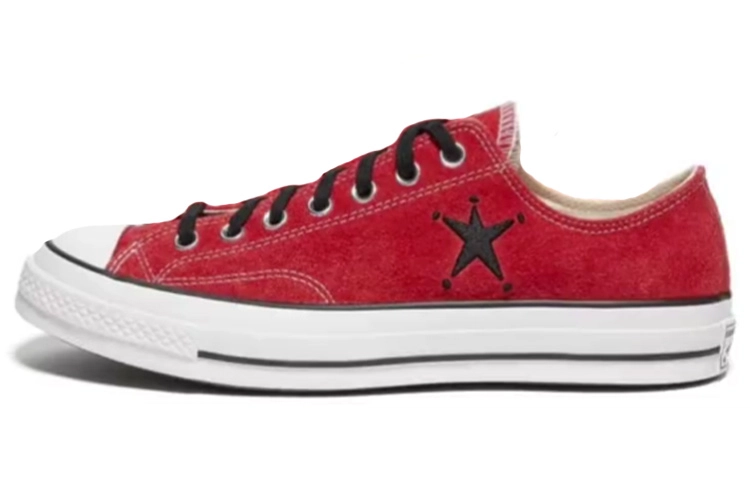 Stussy x Converse Chuck 70 Ox Poppy Red