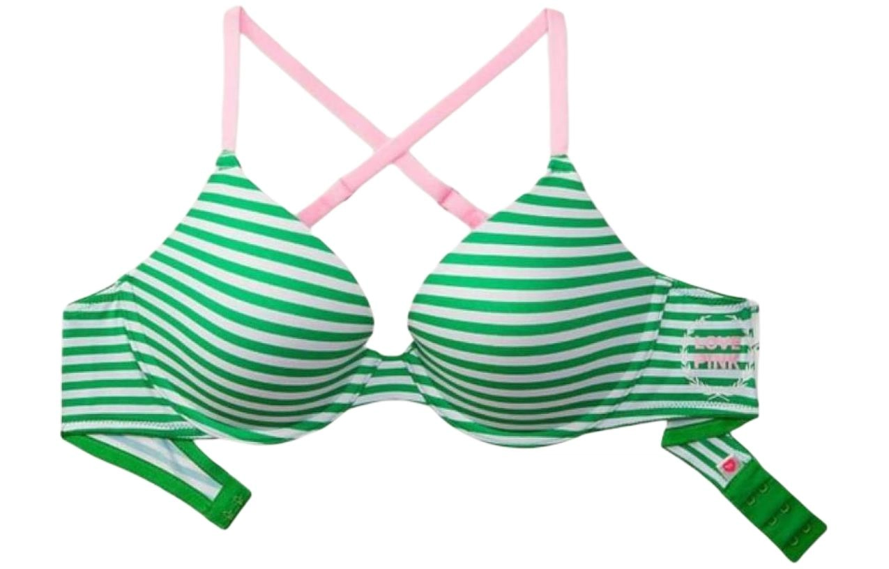 Victoria's Secret PINK WEAR EVERYWHERE T-SHIRT BRA LIGHTLY LINED 2804