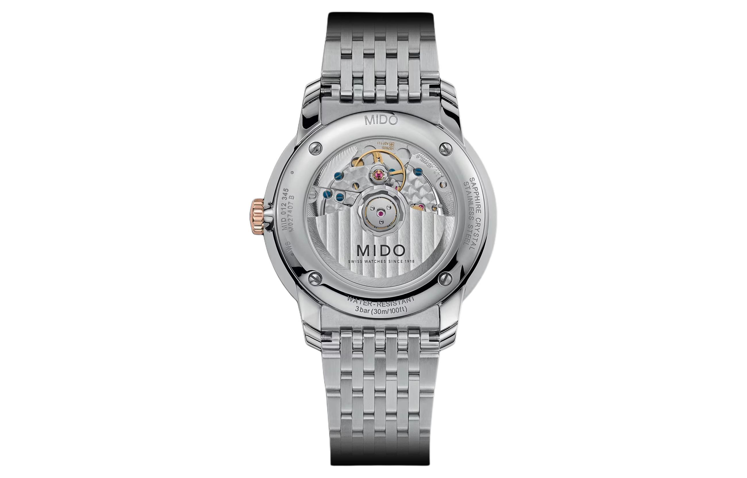 MIDO 30 39mm K18KPVD M027.407.22.011.00