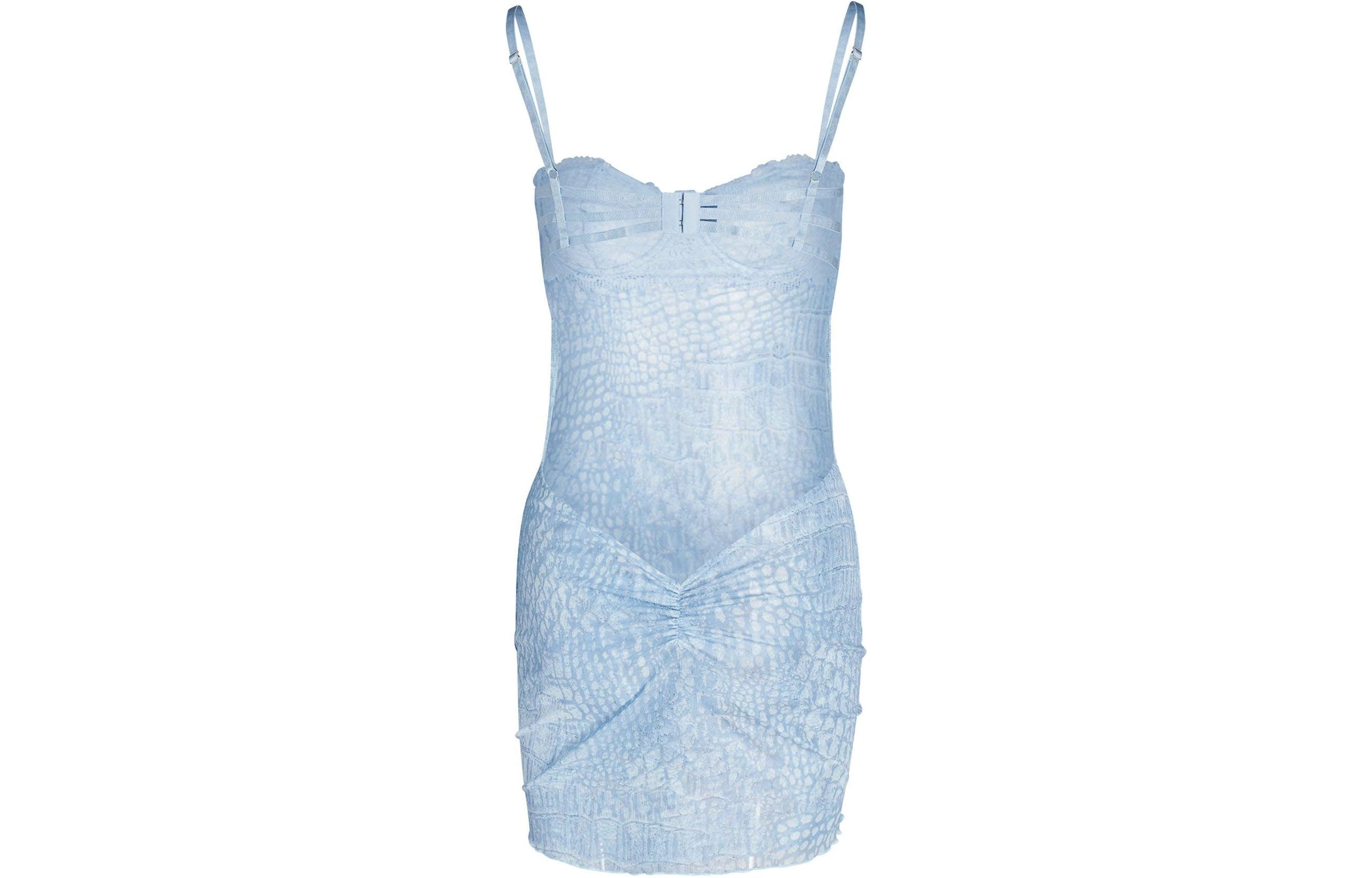 I.AM.GIA SS24 SILO SLIP DRESS BLUE