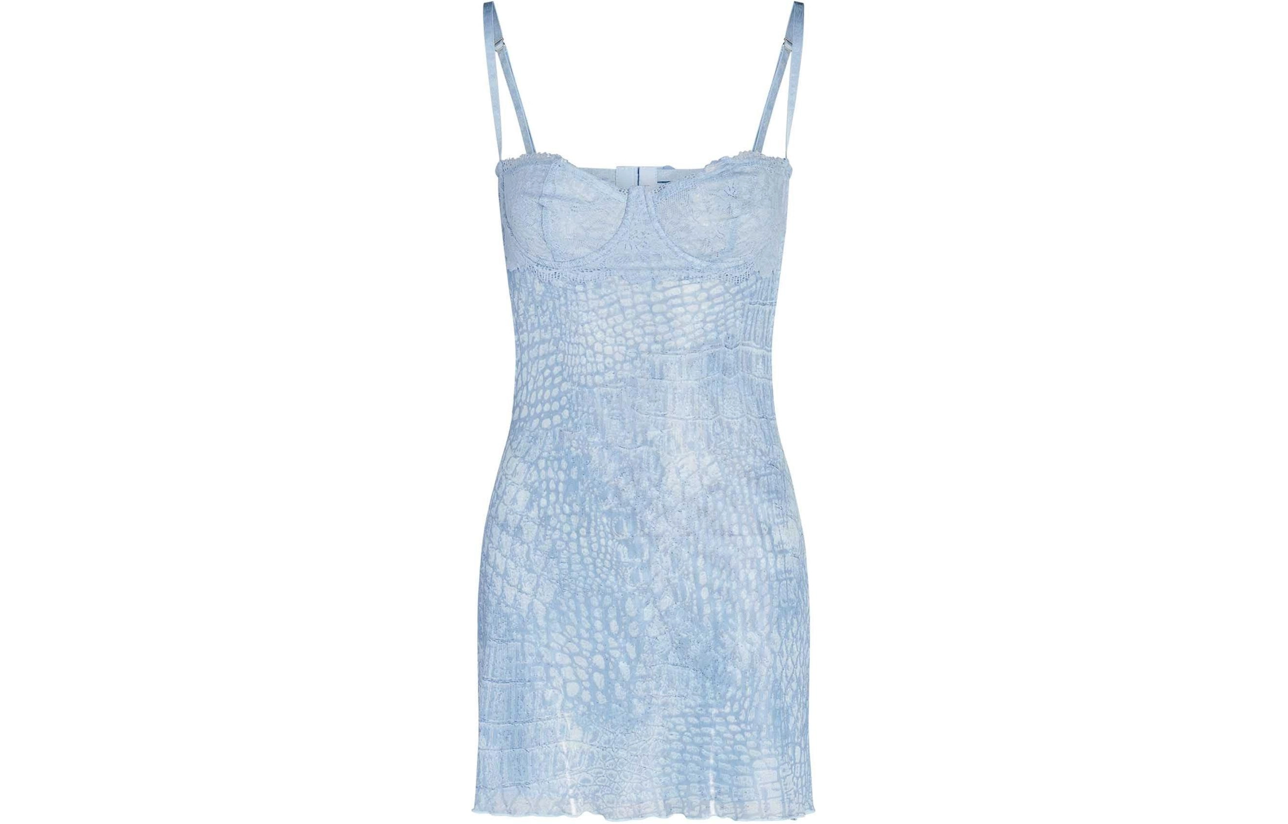 I.AM.GIA SS24 SILO SLIP DRESS BLUE