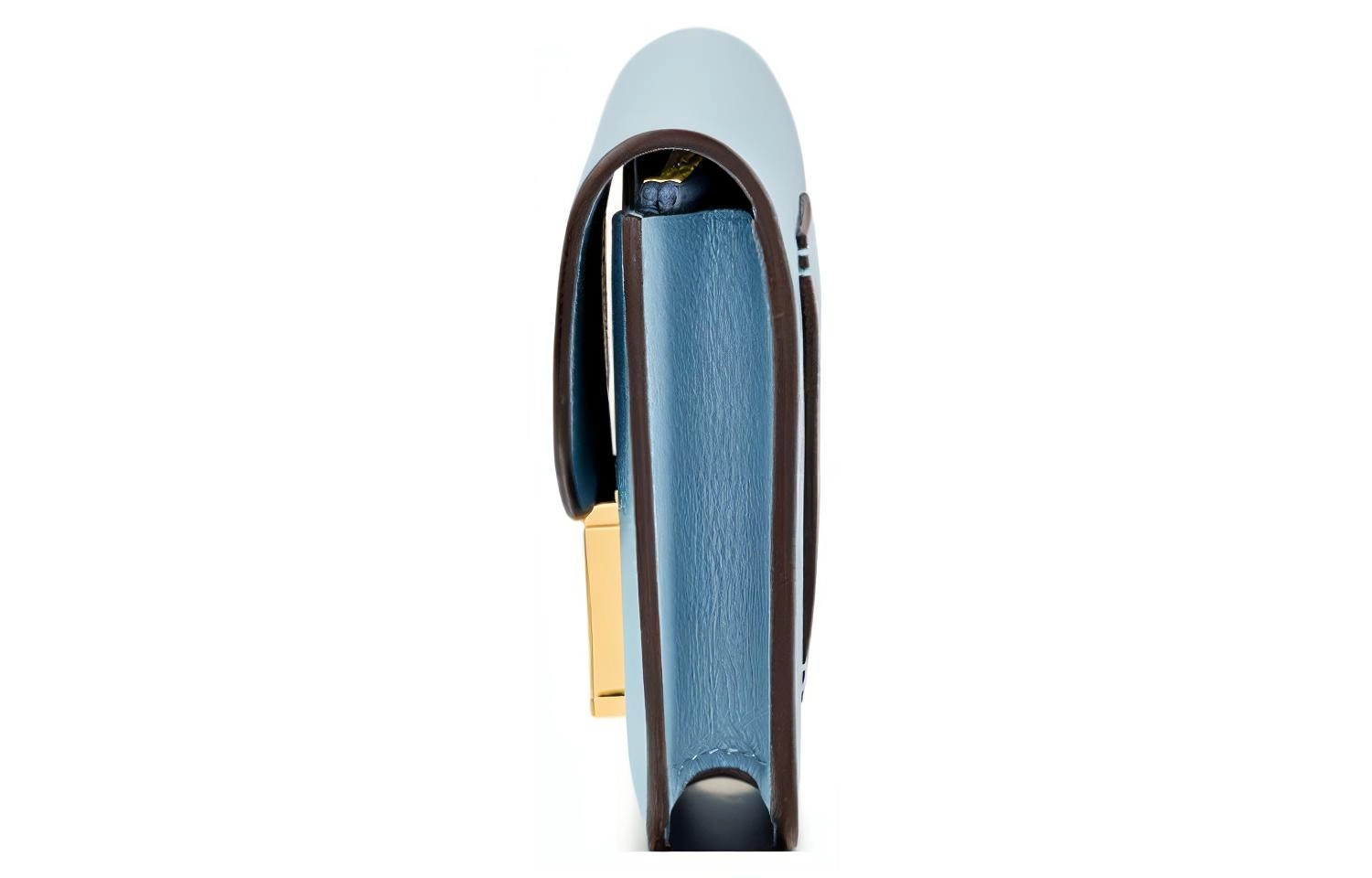 HERMES Constance Slim Evercolor J7 Bleu Lin