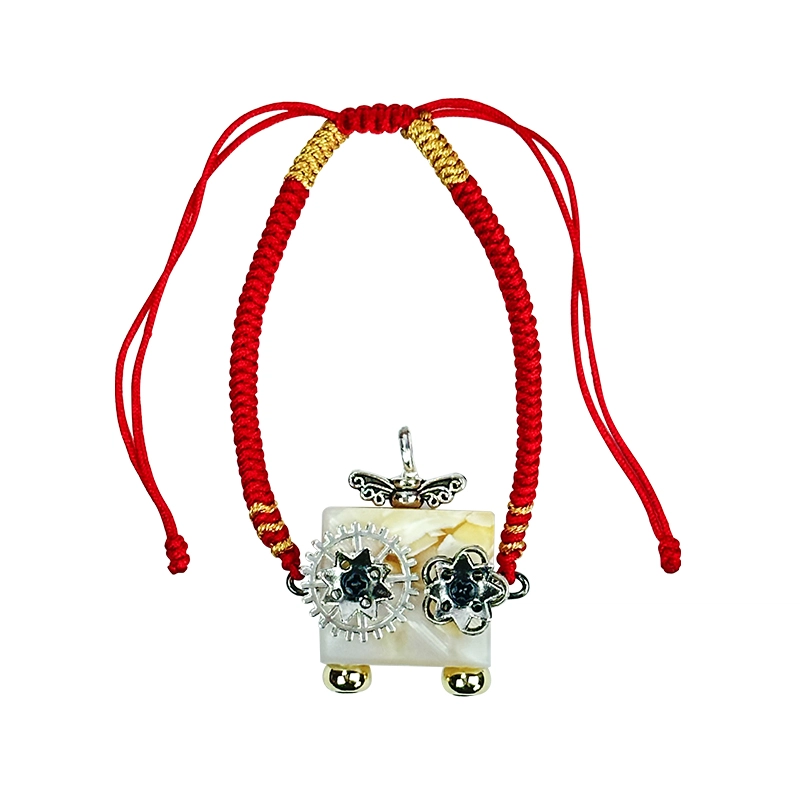 木小魔 手链 纯手工制作蒸汽朋克机器人 创意潮流 树脂 幻彩系列 男女同款情侣款