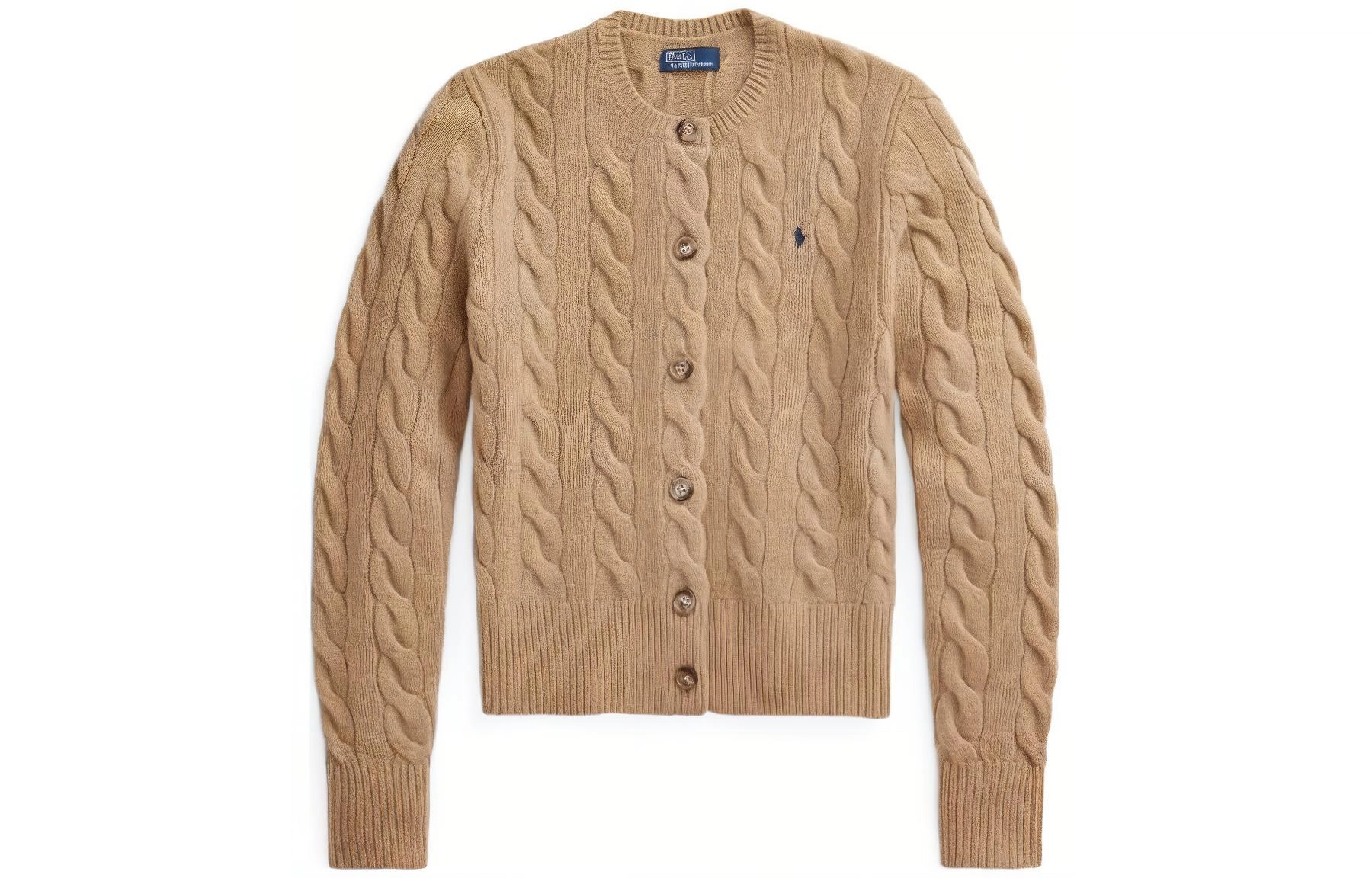 Polo Ralph Lauren Cable-Knit Wool-Cashmere Cardigan
