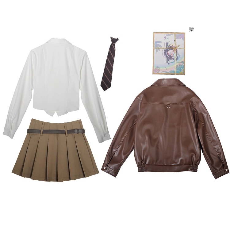 兔半眠 非正式美式复古学院风制服 女款