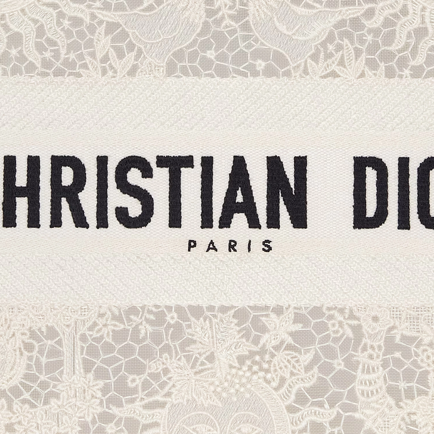 DIOR Book Tote Soleil Macram Tote