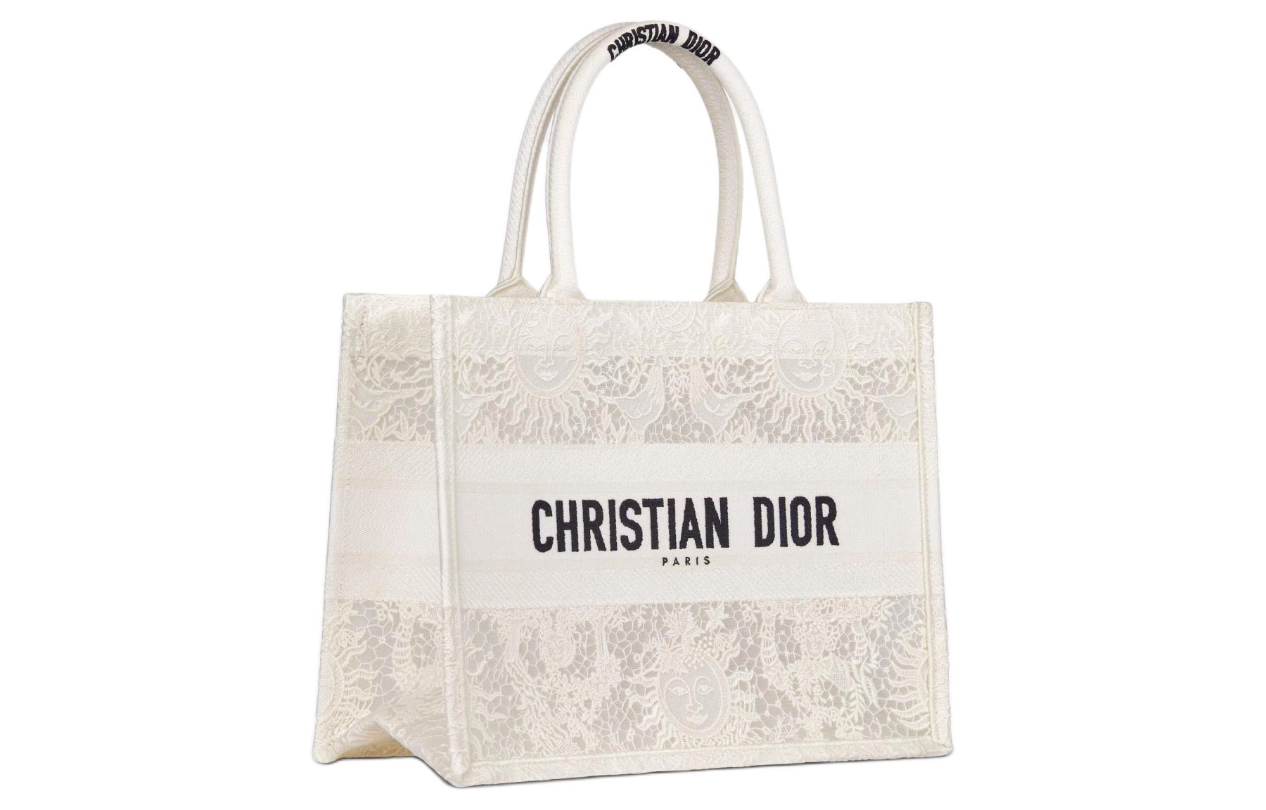 DIOR Book Tote Soleil Macram Tote