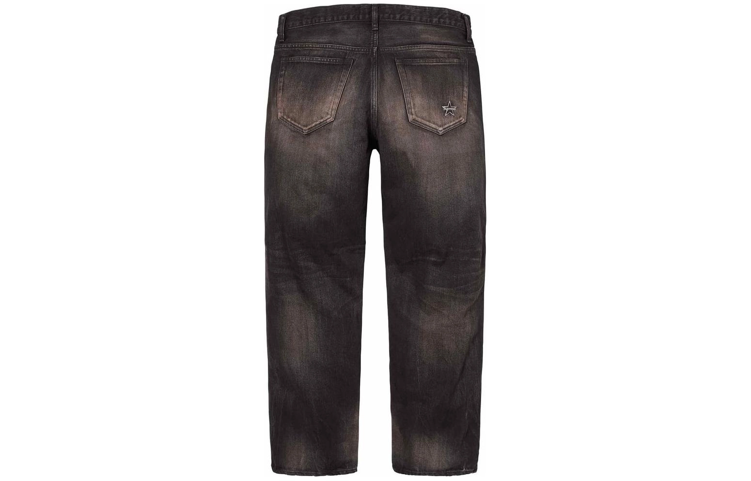 Supreme SS24 WEEK6 DISTRESSED LOOSE FIT SELVEDGE JEAN