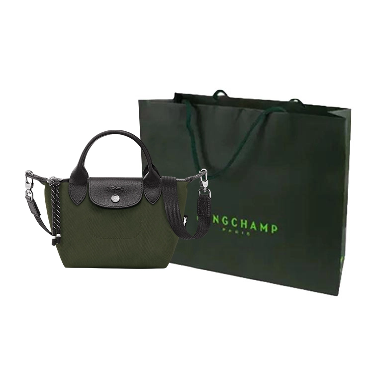 LONGCHAMP Le Pliage Energy 17 Logo Econyl