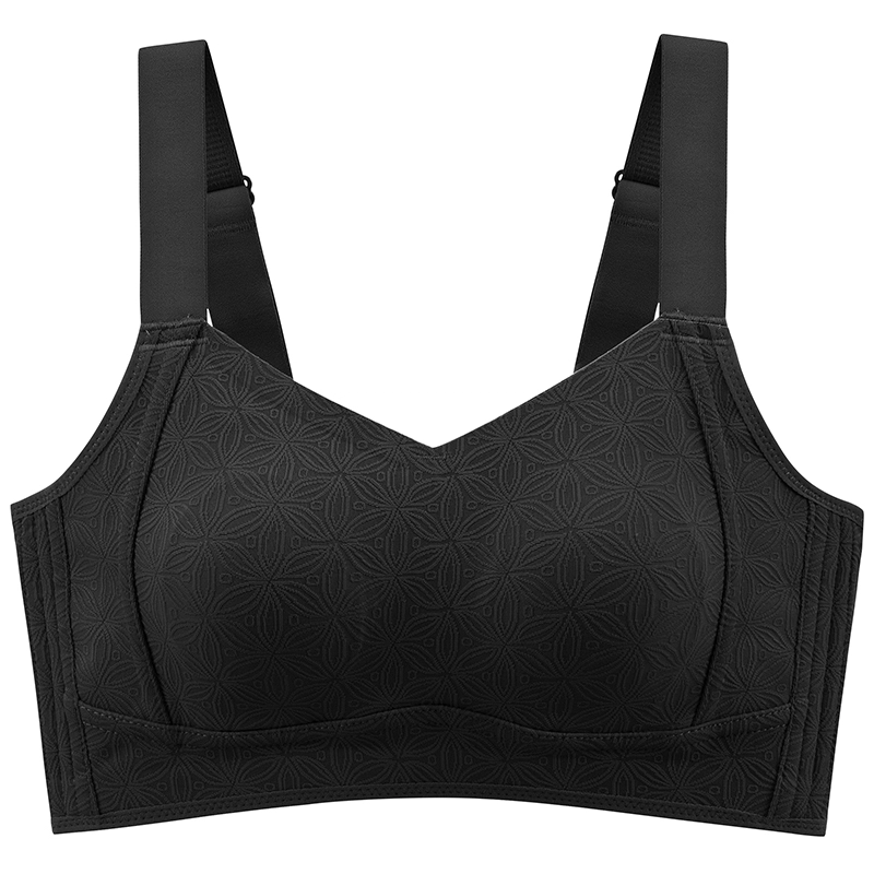 顶瓜瓜 大码内衣显胸小聚拢薄款无钢圈胸罩防下垂收副乳文胸 女款