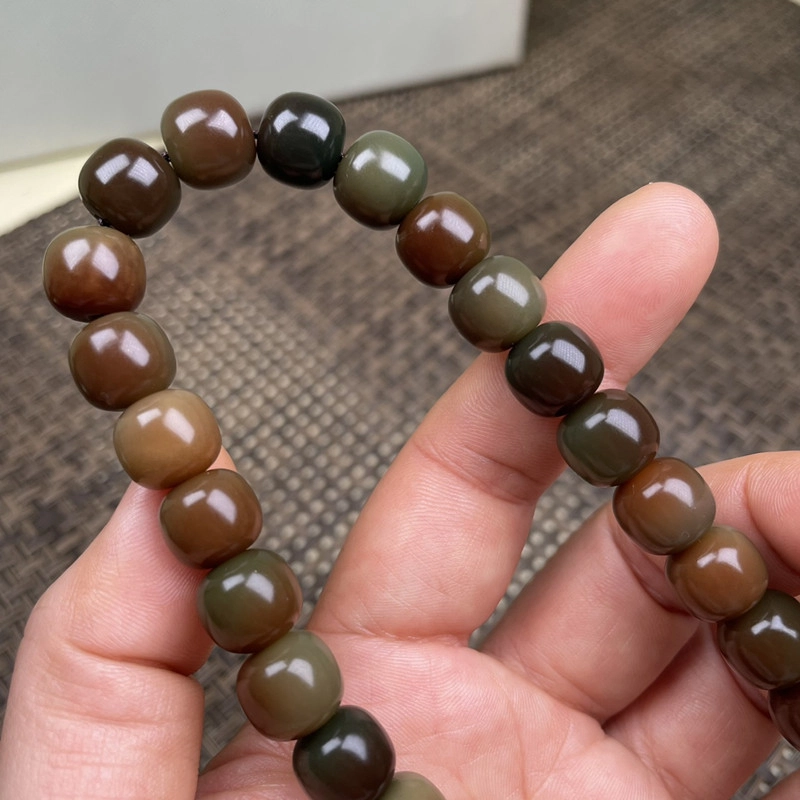 中藏 考研考试上岸复古新中式文玩优雅轻奢高级 菩提根 珠串 男女同款情侣款