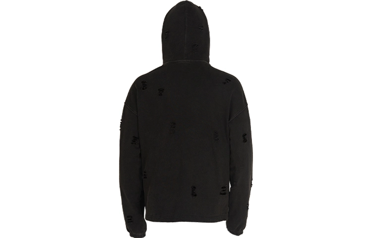 WHOOSIS -TBHNP COBWEB PATCH WASHED HOODIE