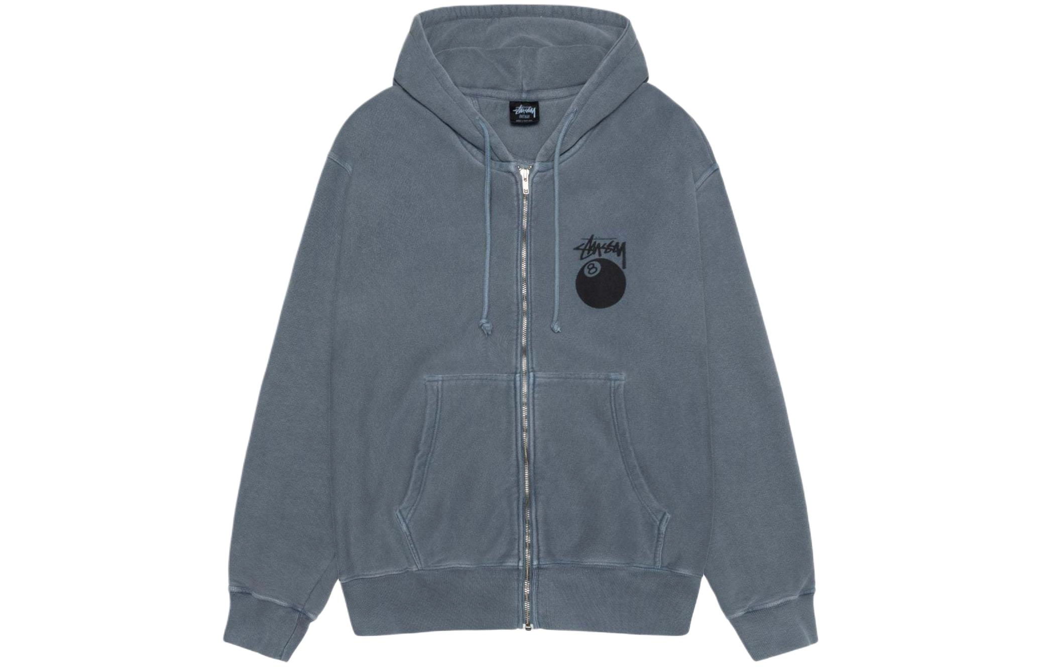 Stussy SS24 8 Ball Pig Dyed Zip Hood8