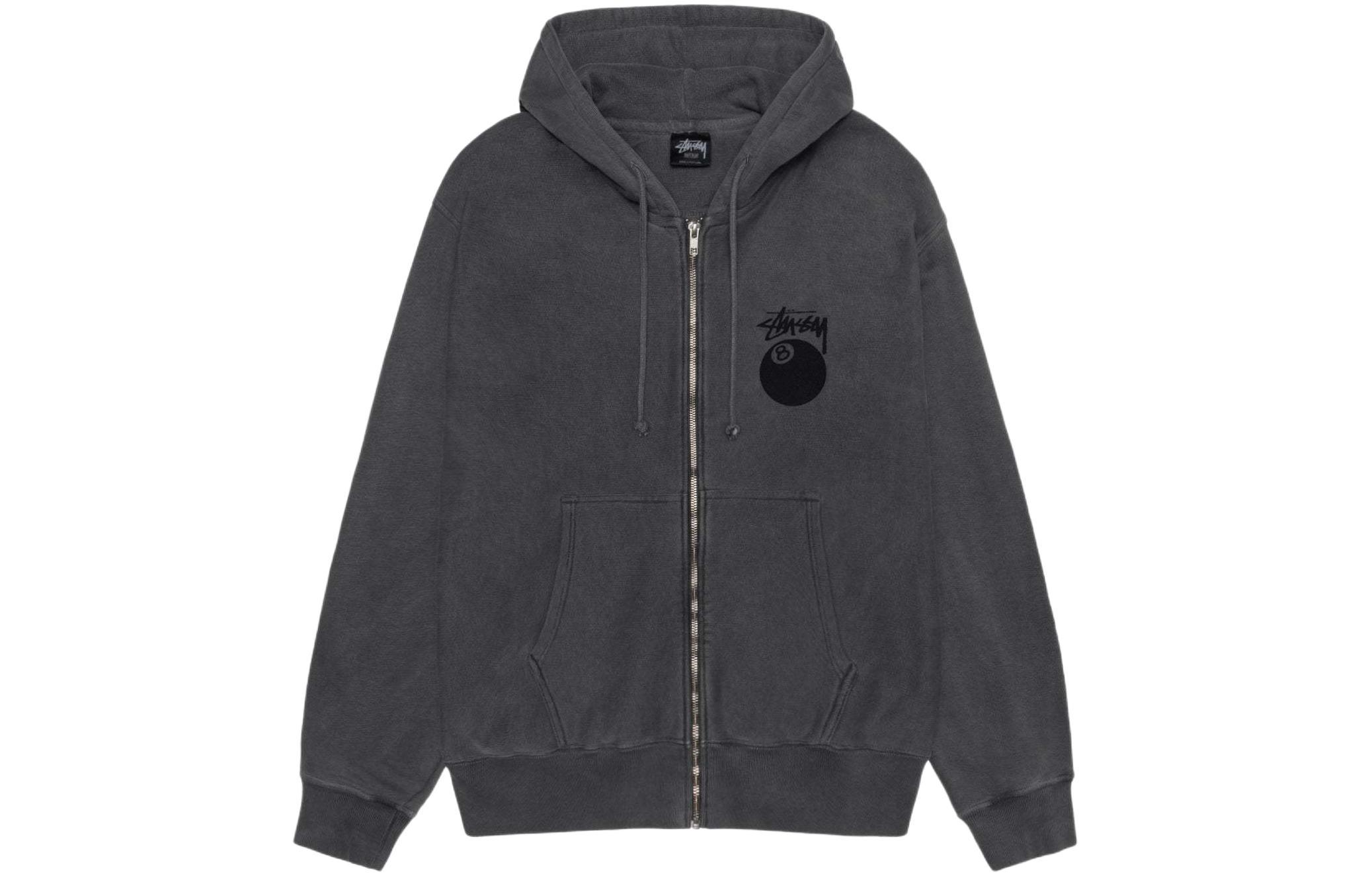 Stussy SS24 8 Ball Pig Dyed Zip Hood8