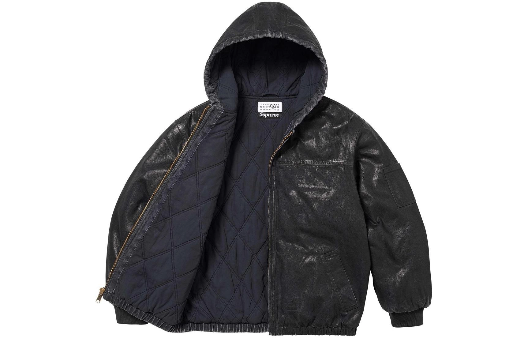 Supreme x MM6 Maison Margiela SS24 WEEK7 FOIL HOODED WORK JACKET